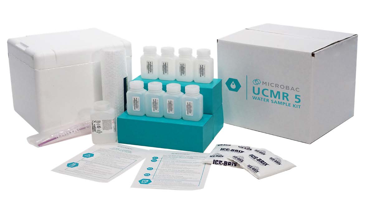 EPA Approved Lab Microbac Laboratories UCMR 5 Testing and Sampling Kit