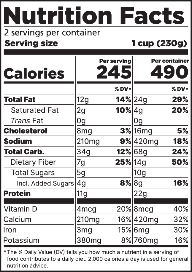 DUAL COLUMN LABEL BLACK
